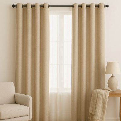 cortina oscurante liso ignifugo